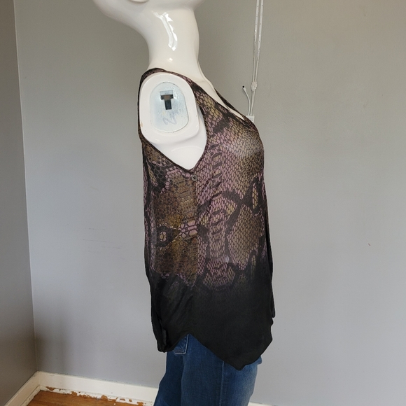 Bolongaro Trevor Draped Snake Sleeveless Top, BNWT, size M - Picture 3 of 10